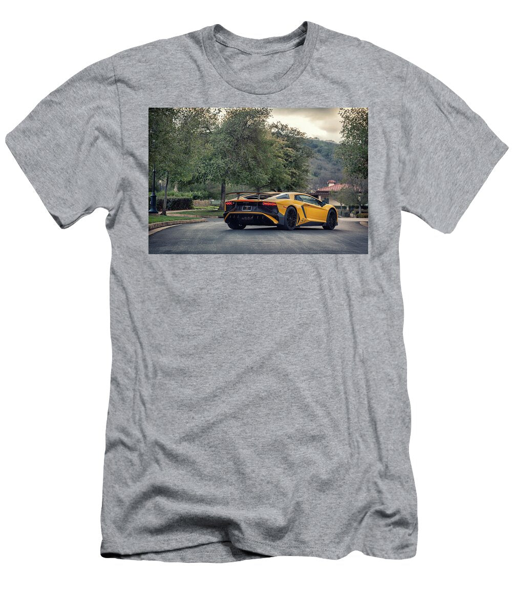 Lamborghini Aventadorsv Superveloce Print Itzkirb Photography T-Shirt