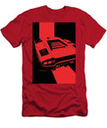 Lamborghini Countach Classic Italian Supercar Dark Backgroun Thespeedart T-Shirt