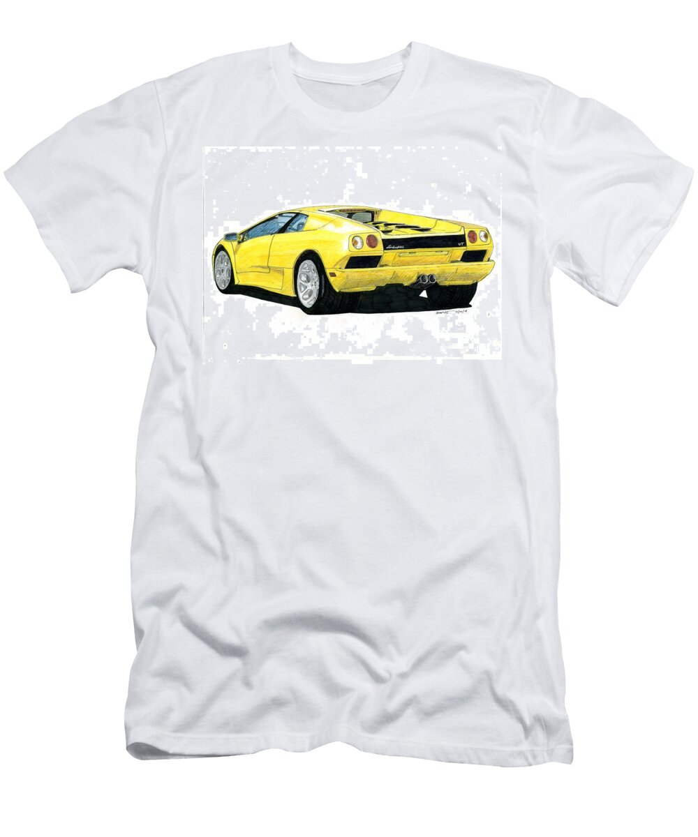 Lamborghini Diablo Dan Poll T-Shirt