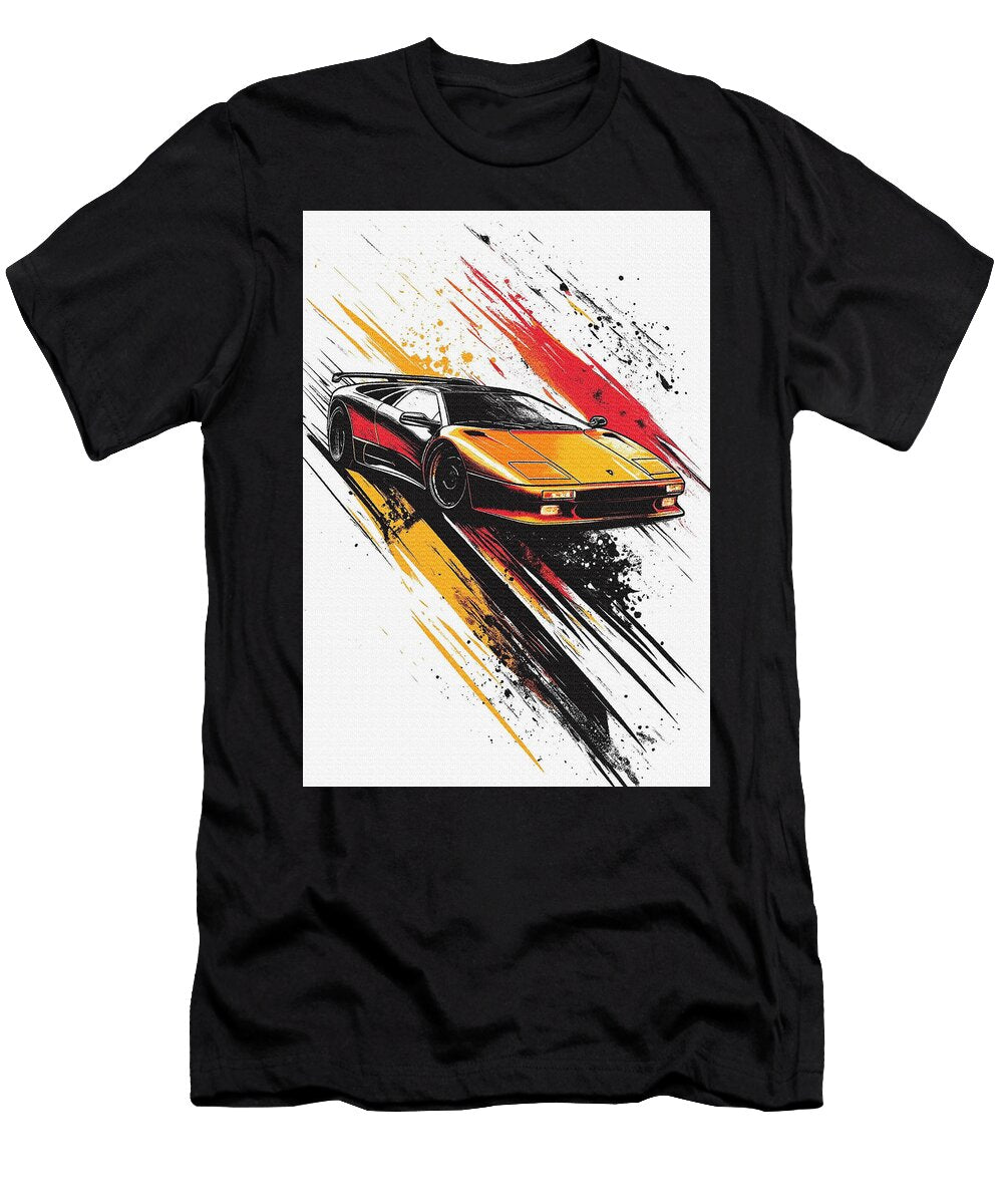 Lamborghini Diablo Devilish V12 Fury Jennifer Moore T-Shirt