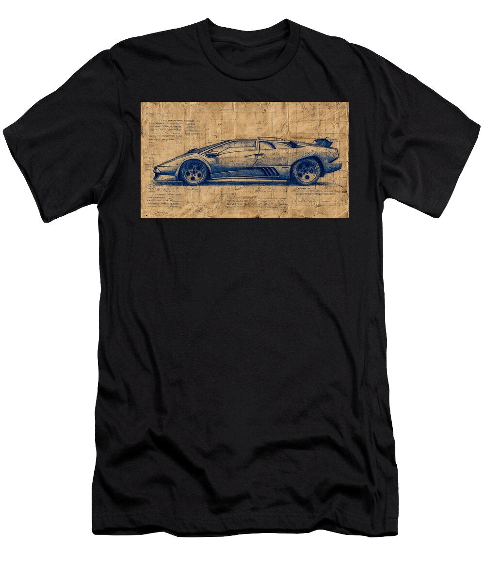 Lamborghini Diablo Francis Middleton T-Shirt