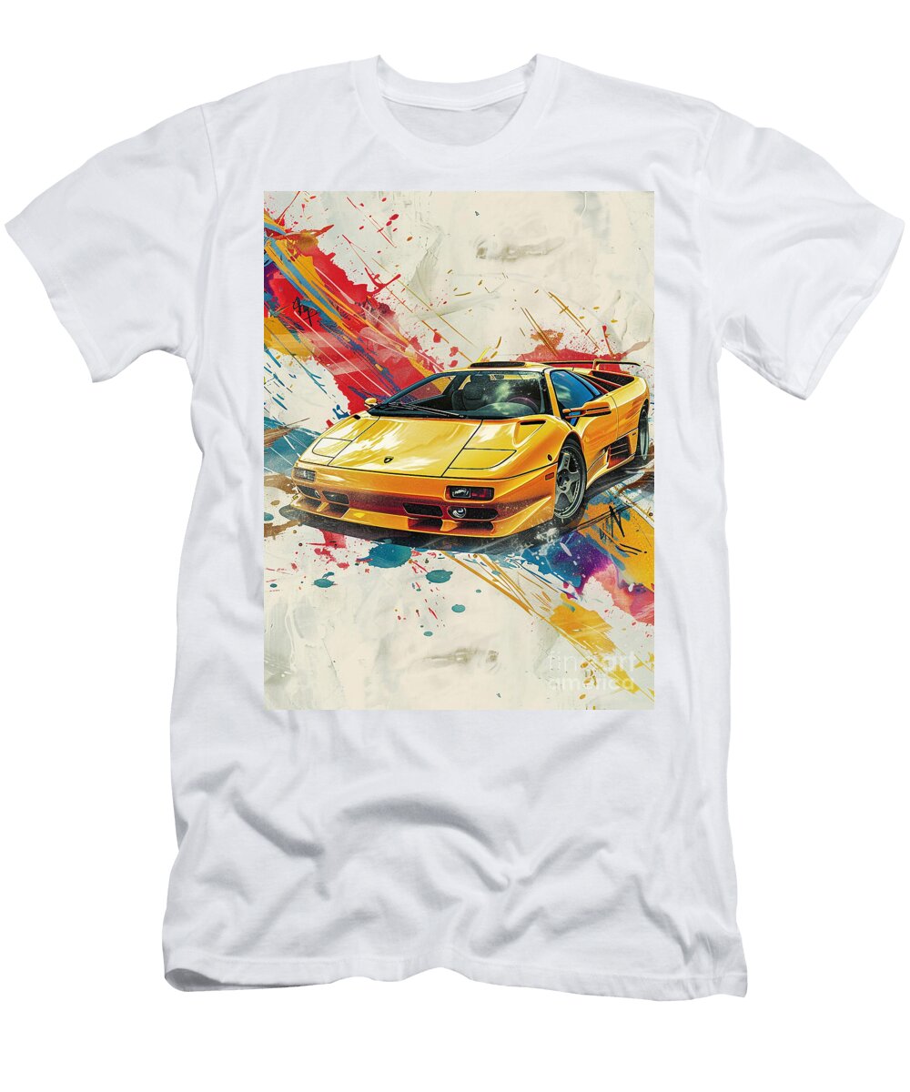 Lamborghini Diablo Vt Car Tommy Mcdaniel T-Shirt