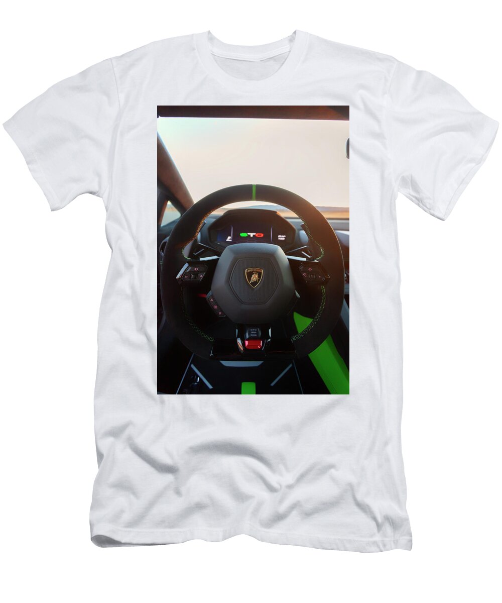 Lamborghini Huracan Sto Print Itzkirb Photography T-Shirt
