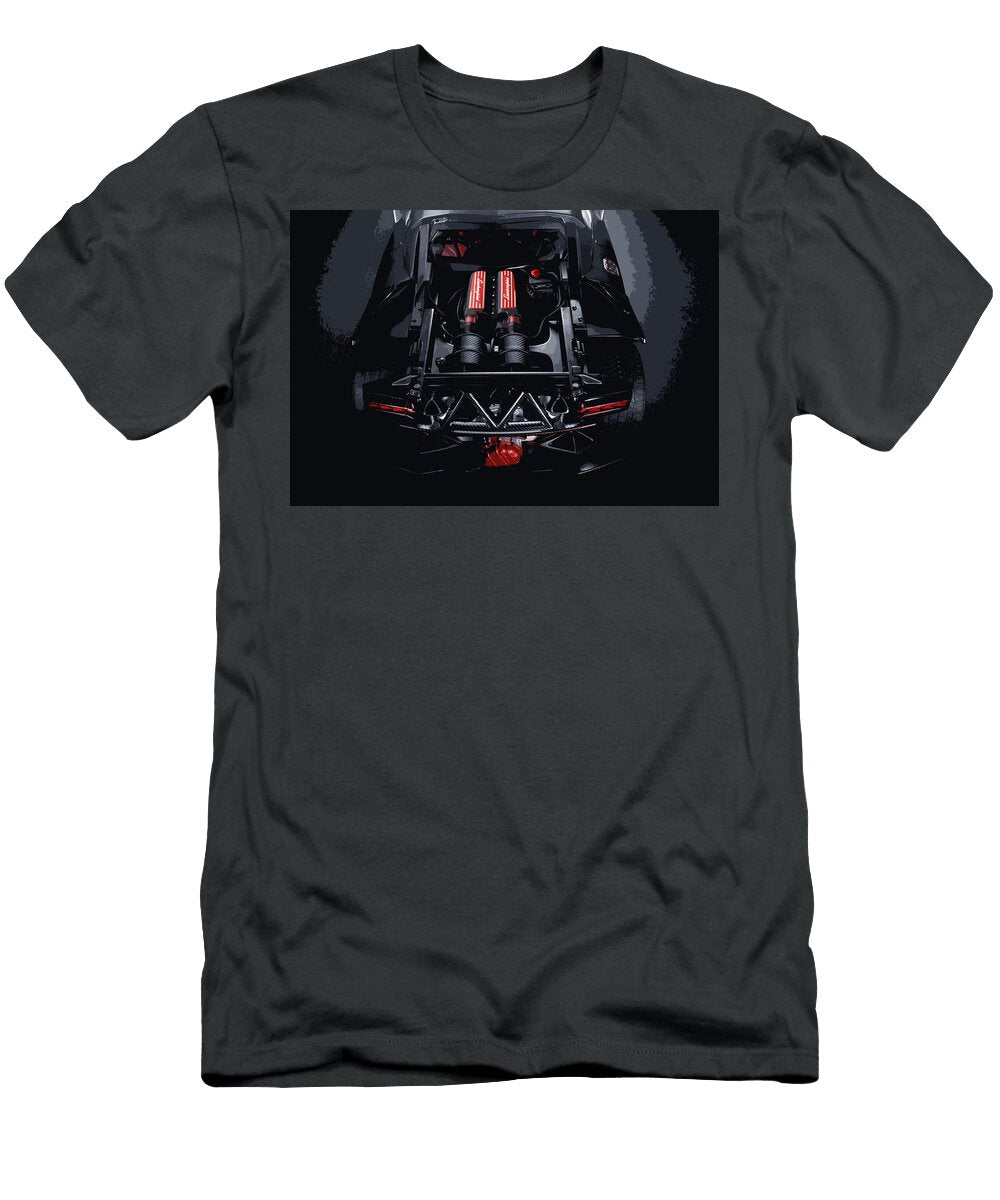 Lamborghini Sesto Elemento Engine Bay Thespeedart T-Shirt
