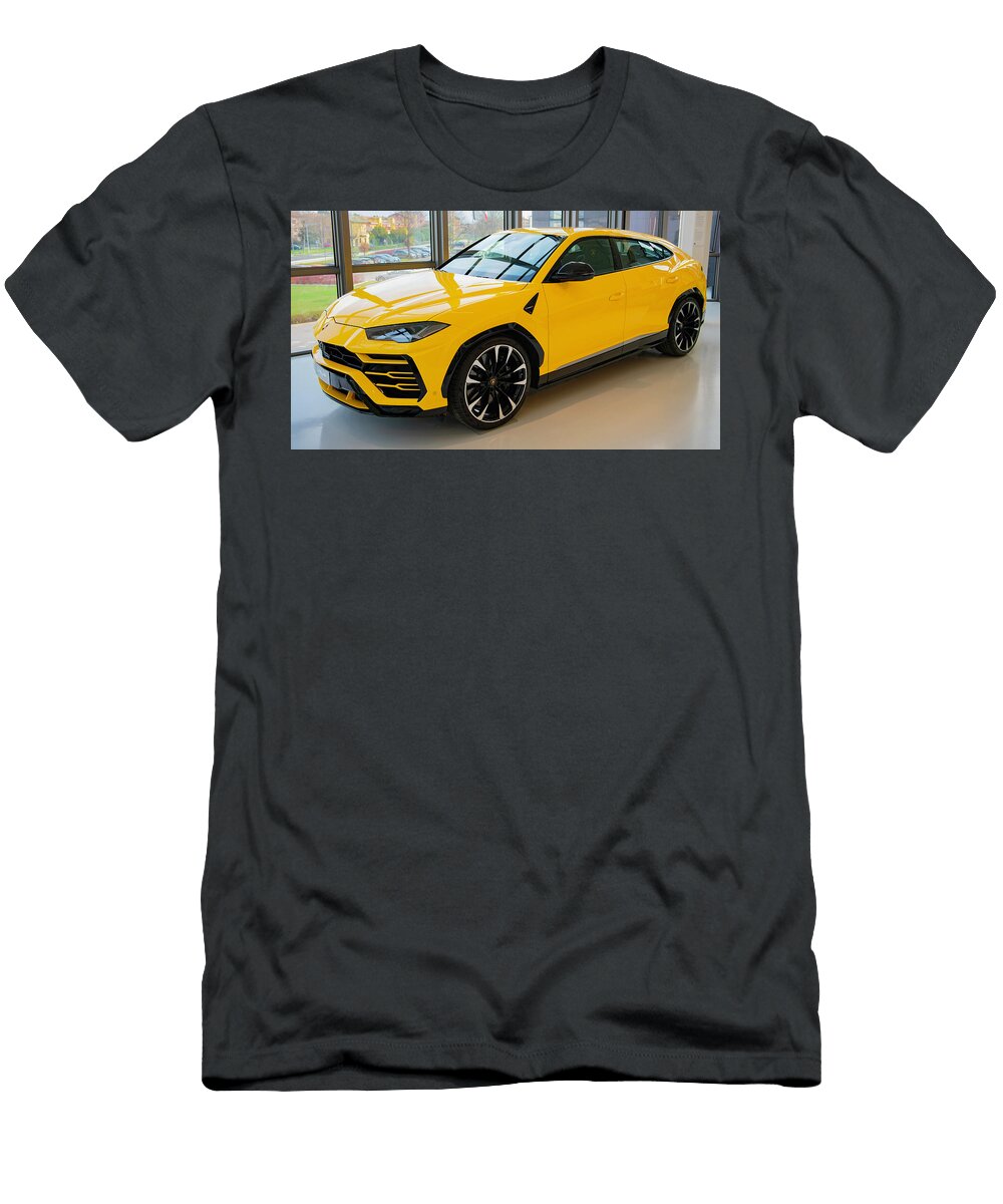 Lamborghini Urus At Lamborghini Museum in Modena Italy Ivan Batinic T-Shirt