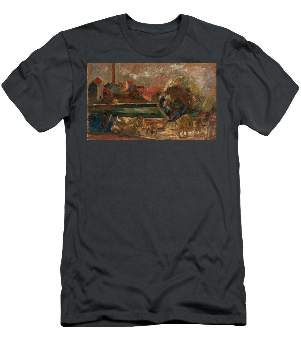 Landscape with a Factory Chimney Tadeusz Makowski Polish T-Shirt