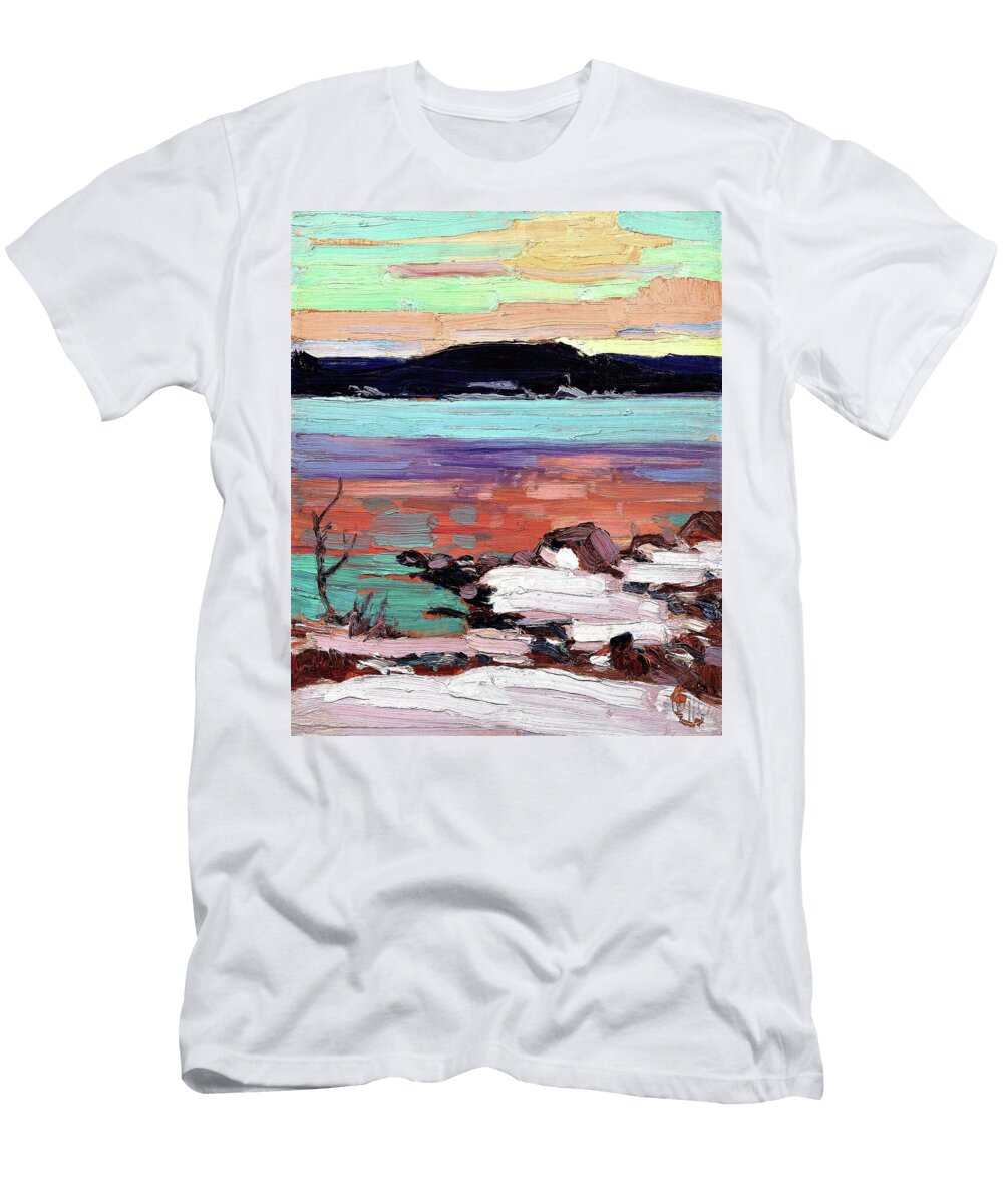 Landscape with Snow Digital Remastered Edition Tom Thomson T-Shirt
