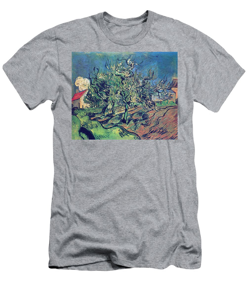 Landscape with Three Trees and a House 1890 Vincent Van Gogh T-Shirt