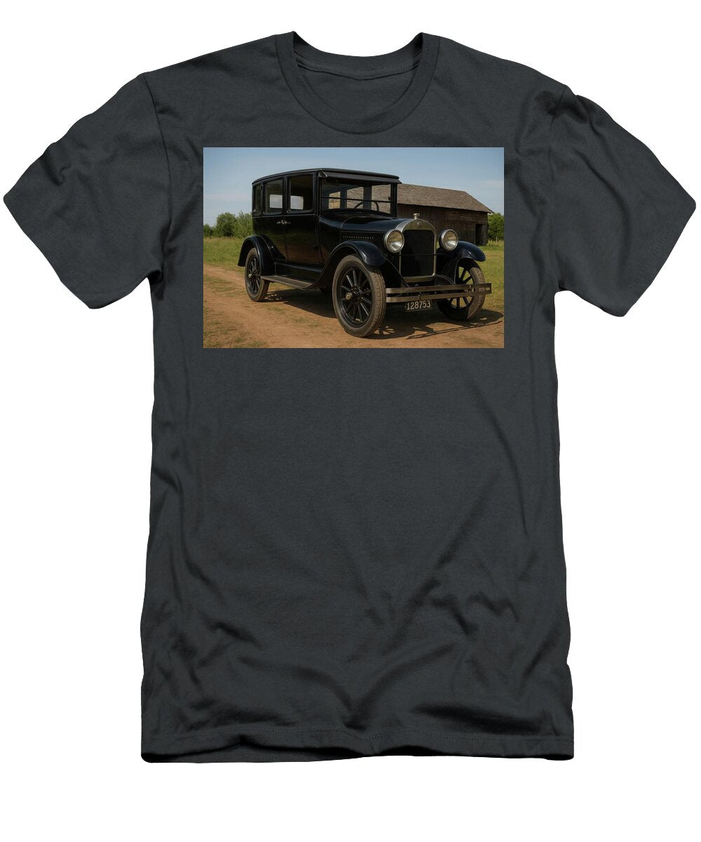 Late 1920s Sedan on a Prairie Farm Lane Cathy Anderson T-Shirt