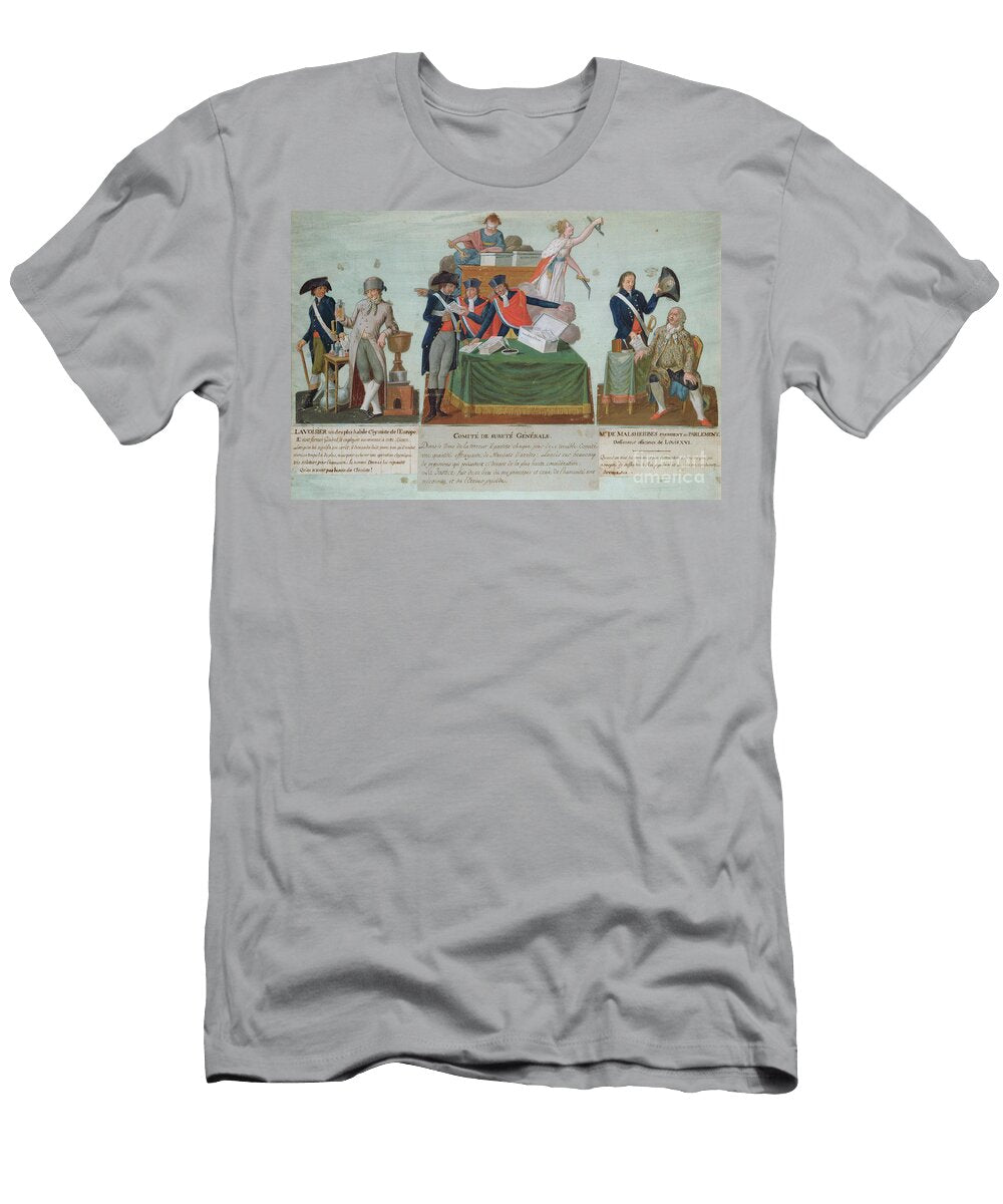 Lavoisier the Comite De Surete Generale and Malesherbes 18th Century P a Lesueur T-Shirt