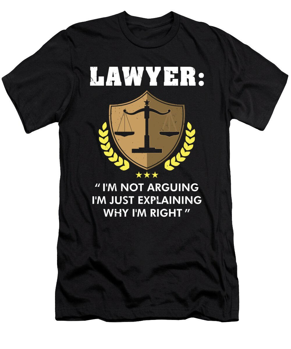 Law School Gift Future Lawyer Raphaelartdesign T-Shirt
