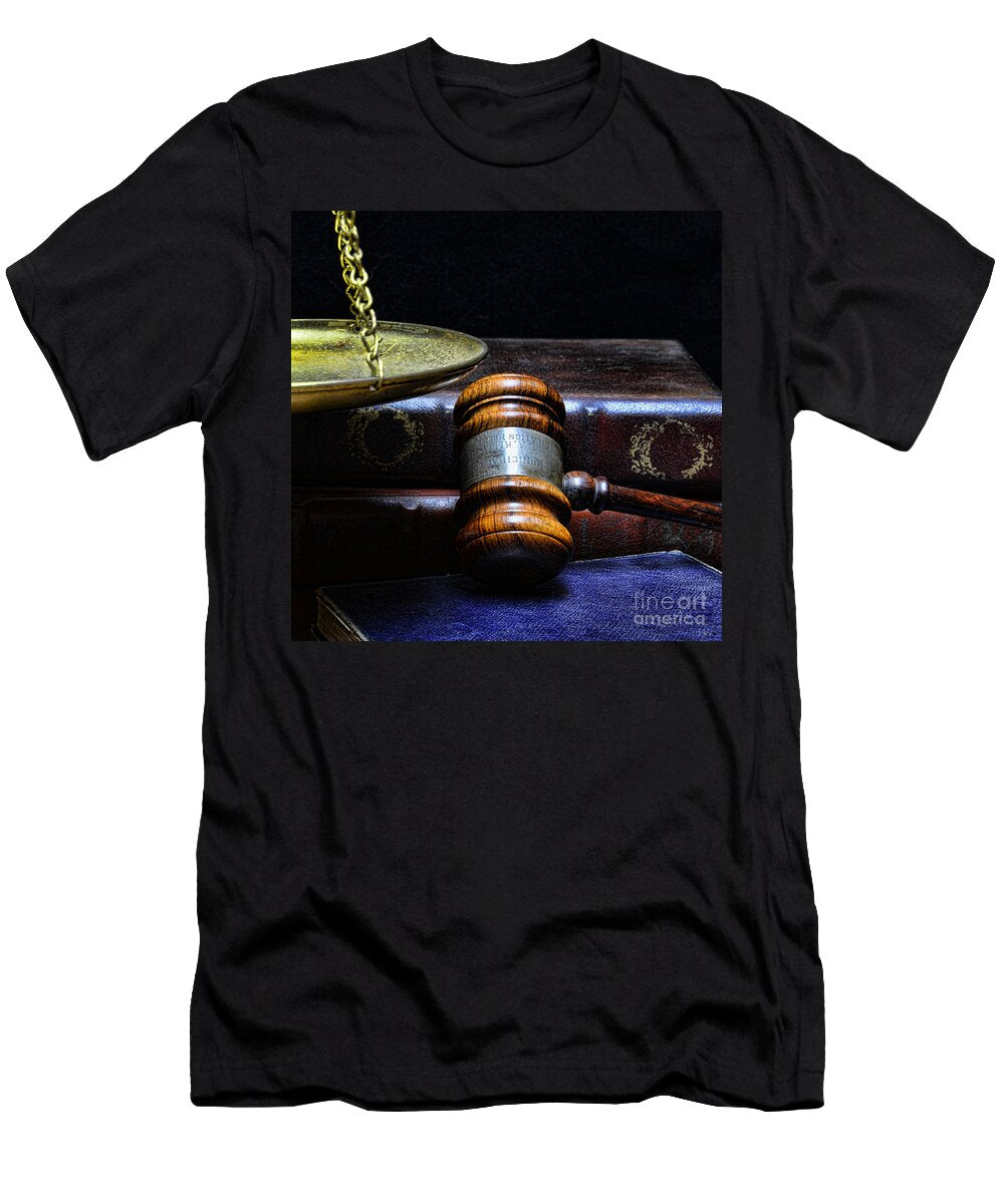 Lawyer Books of Justice Paul Ward T-Shirt