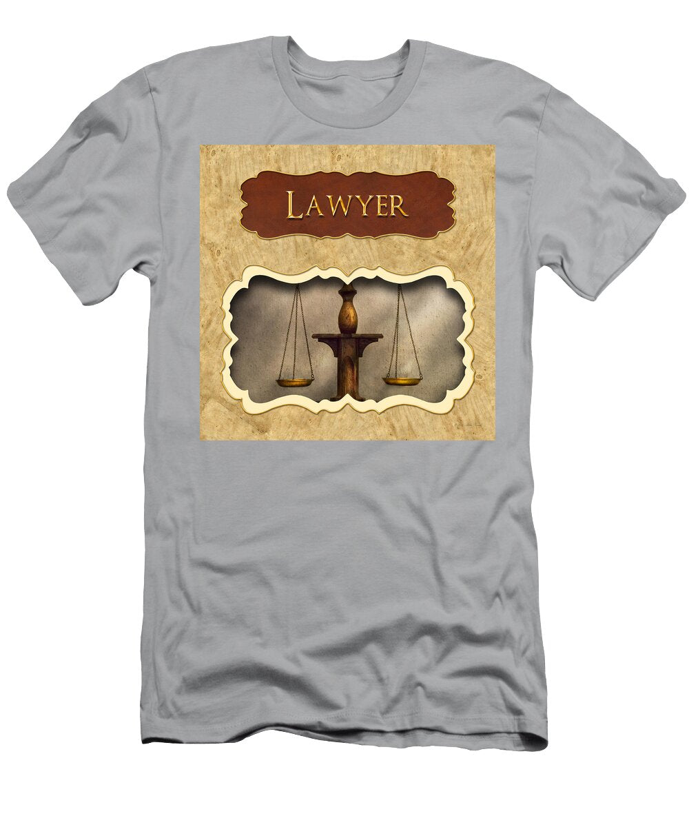 Lawyer Button Mike Savad T-Shirt