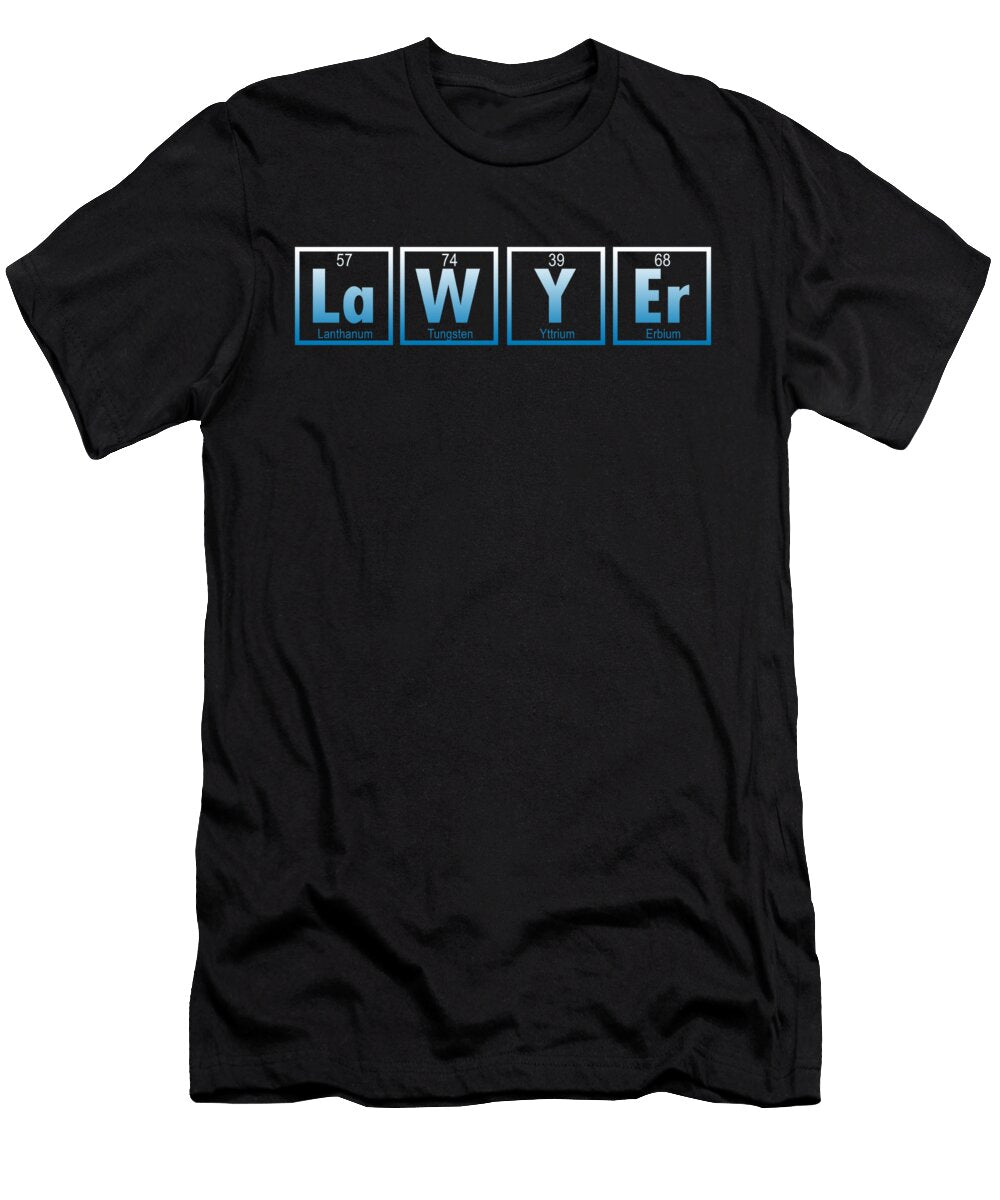 Lawyer Elements of the Periodic Table Jacob Zelazny T-Shirt