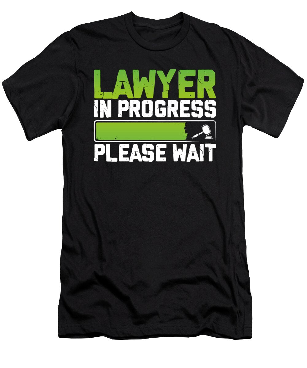 Lawyer in Progress Funny Law Student Attorney Raphaelartdesign T-Shirt