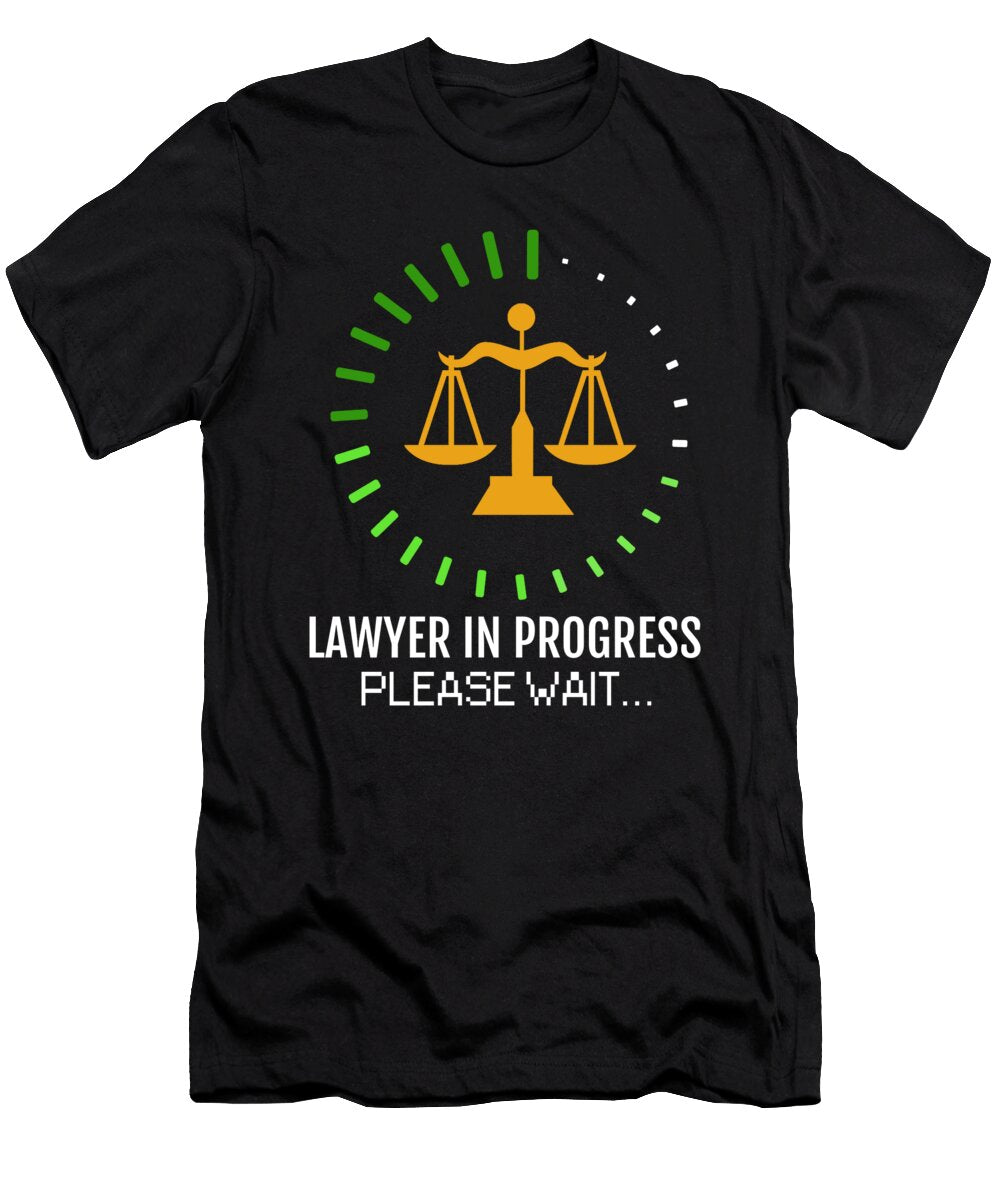 Lawyer in Progress Future Law Attorney Counselor Haselshirt T-Shirt