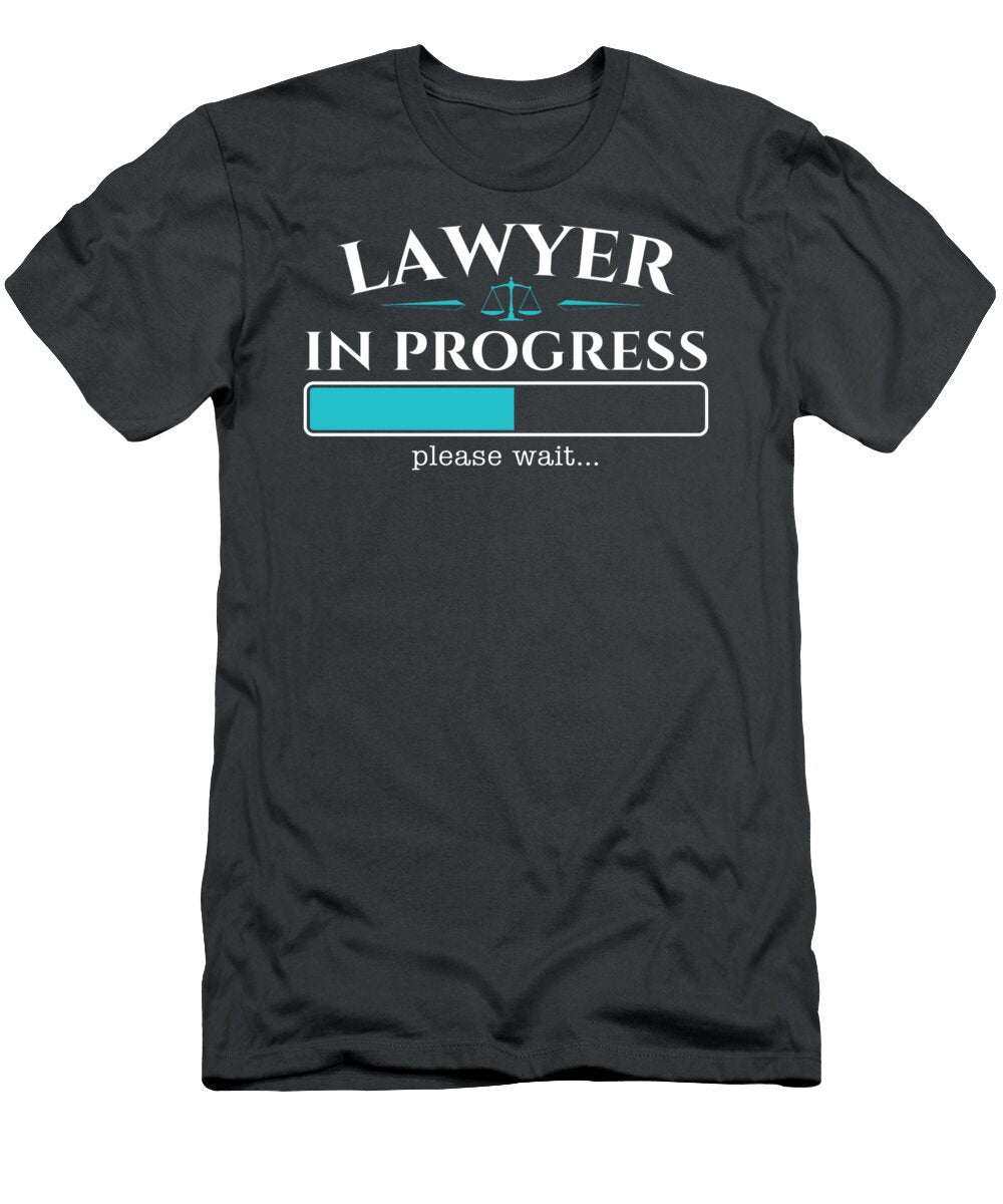 Lawyer in Progress Law School Student Graduation Lawyer Llana Christ T-Shirt