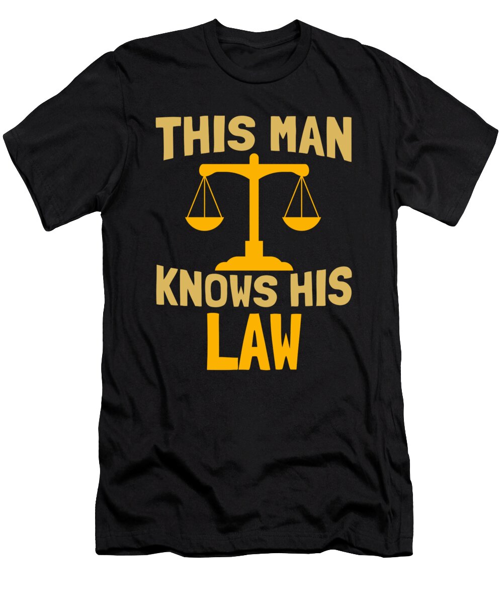 Lawyer Law Attorney Jurist Lawyer Crazy Squirrel T-Shirt