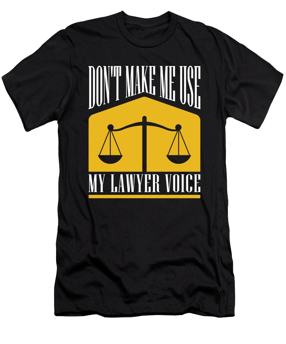 Lawyer Law School Student Attorney Crazy Squirrel T-Shirt