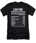 Lawyer Nutrition Facts Funny Jensen Cena T-Shirt