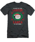 Lawyer Ugly Santa Law Expert for Christmas Present Rorank Amber T-Shirt