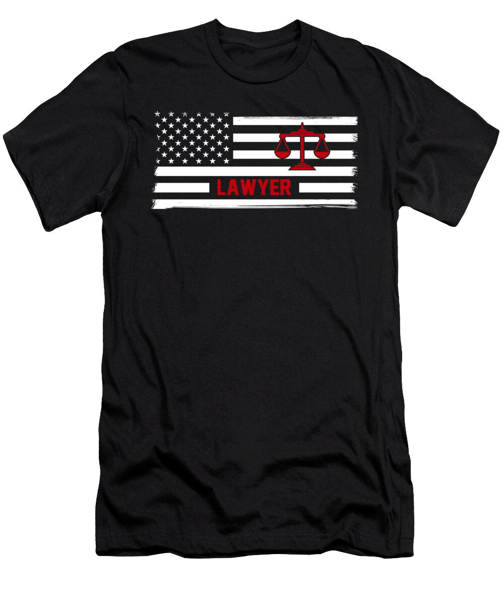 Lawyer USA Flag the Primal Matriarch Art T-Shirt