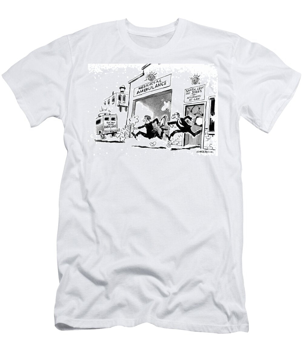 Lawyers Alerted By the Ambulance Alarm and Chasing Bruce Bolinger T-Shirt