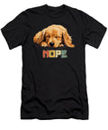 Lazy Golden Retriever Dog Nope Natalie Lidford T-Shirt