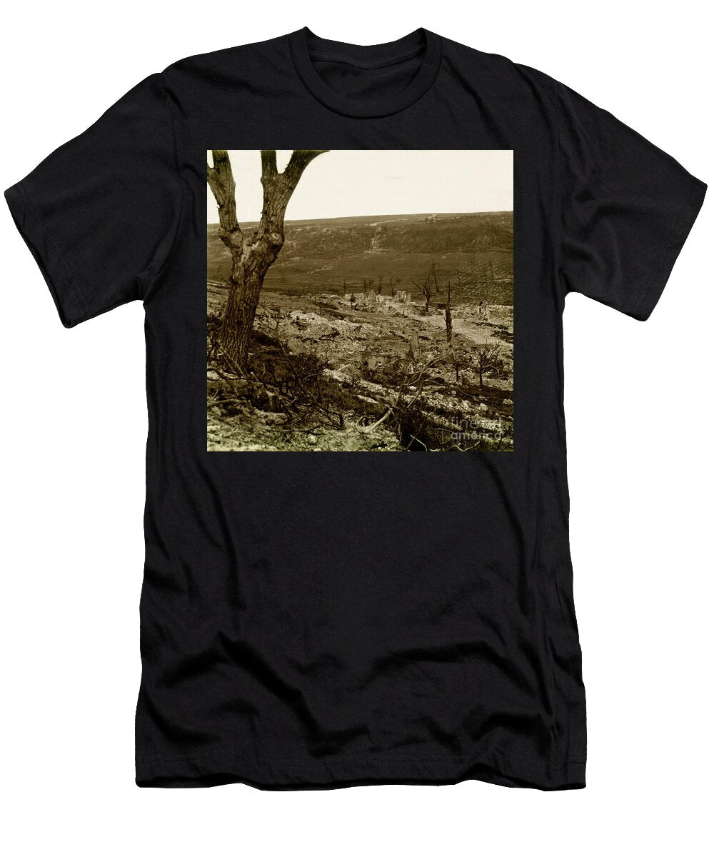 Le Chemin Des Dames Troyon Aisne First World War Stereoscopic Glass Plate Anonymous T-Shirt