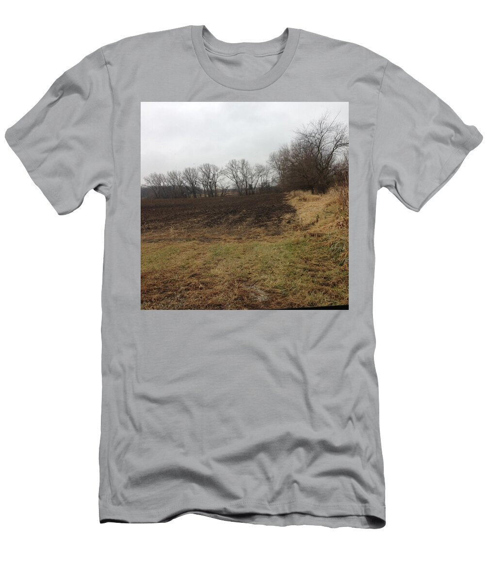 Leafless Trees on Overcast Day LA Veta Kirby T-Shirt