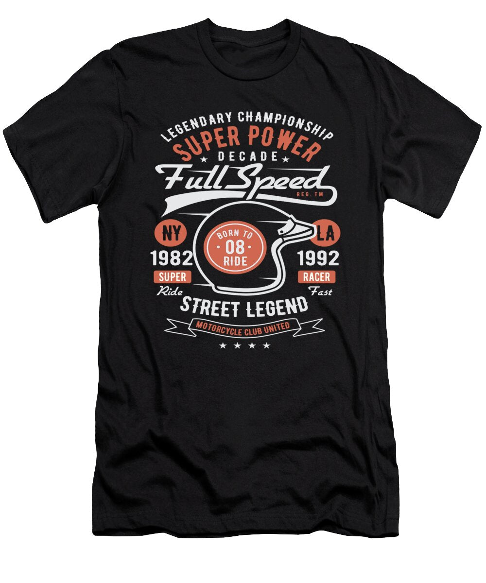 Legend Championship Motorcycle Rider Custom Motor Florian Dold Art T-Shirt