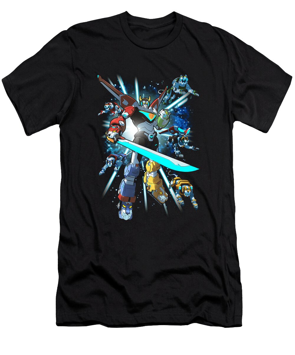 Legendary Voltron Lions Share Seth Kerferd T-Shirt
