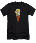 Lemon Ice Cream Waffle Ice Lover Gift Kalli Designshop T-Shirt