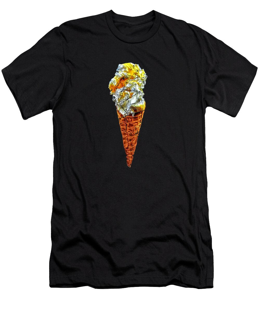 Lemon Ice Cream Waffle Ice Lover Gift Kalli Designshop T-Shirt