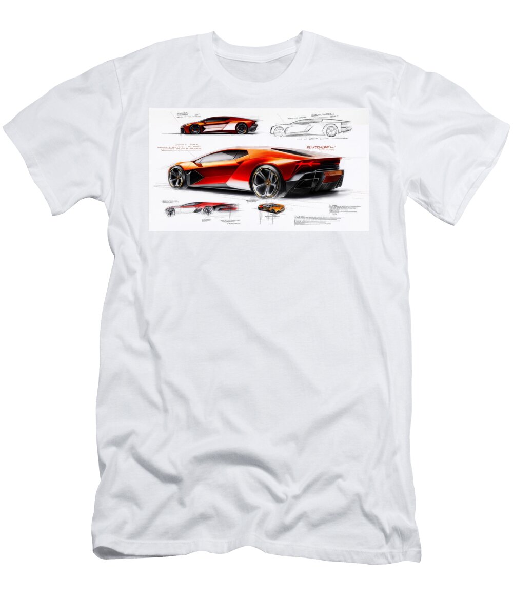 Leonardos Lamborghini Revuelto Frederick Vellani T-Shirt