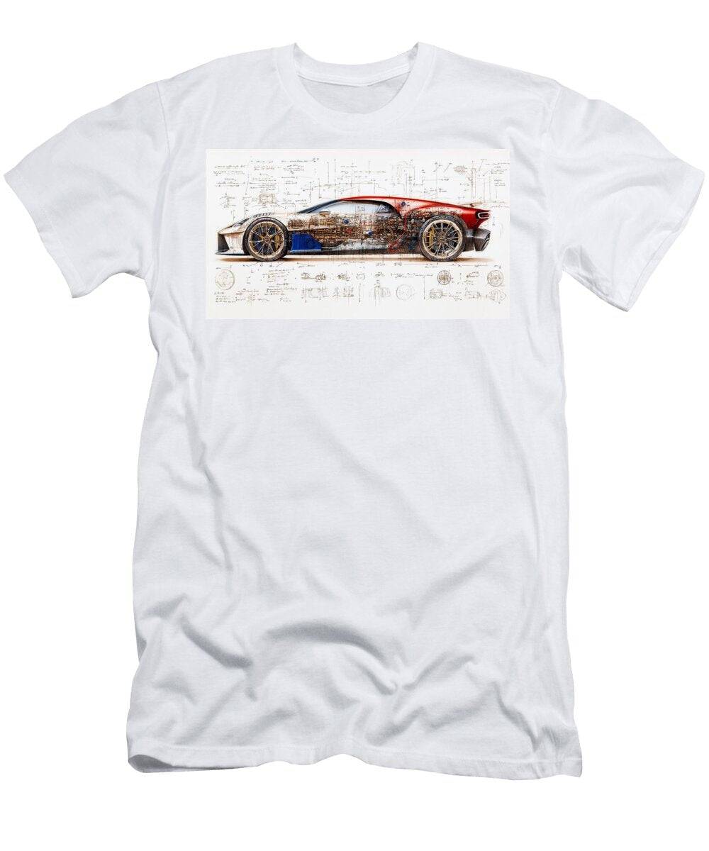 Leonardos Vision of Hypercar Performance Frederick Vellani T-Shirt
