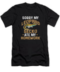 Leopard Gecko Homework Pet Lizard Reptile Gift Muc Designs T-Shirt