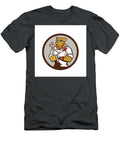 Leopard Mechanic Spanner Monkey Wrench Circle Cartoon Aloysius Patrimonio T-Shirt