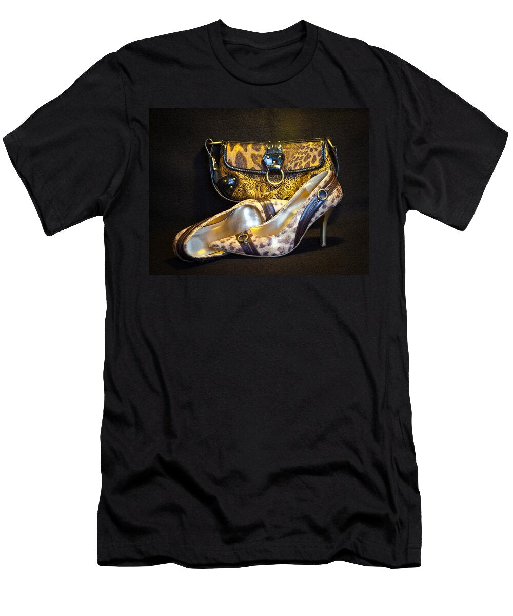 Leopard Purse and Pumps Still Life Patti Deters T-Shirt