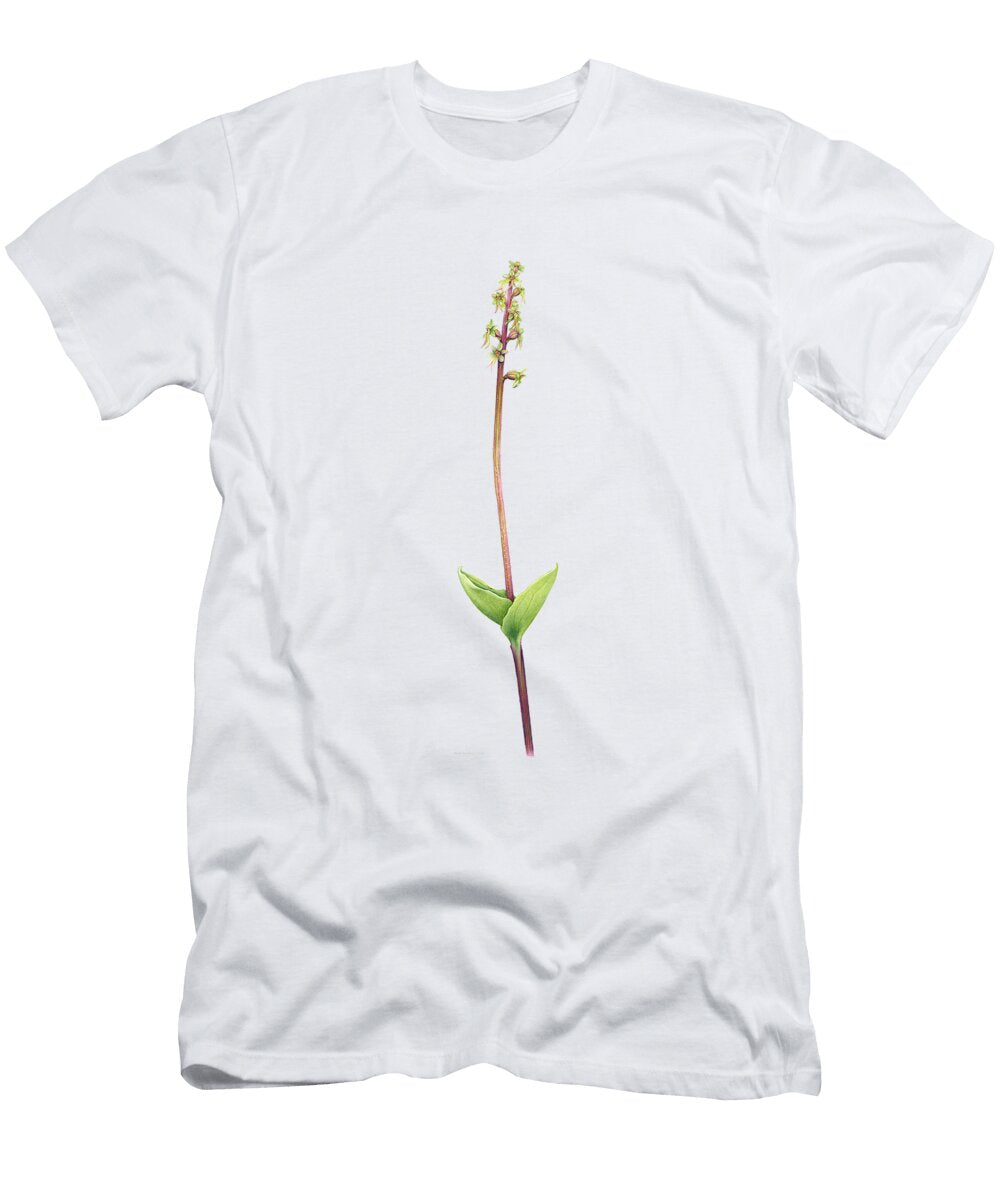 Lesser Twayblade Orchid Sarah Stribbling T-Shirt