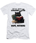 Let Me Check My Giveashitometer Nope Nothing Cat Zyneu Gangd T-Shirt
