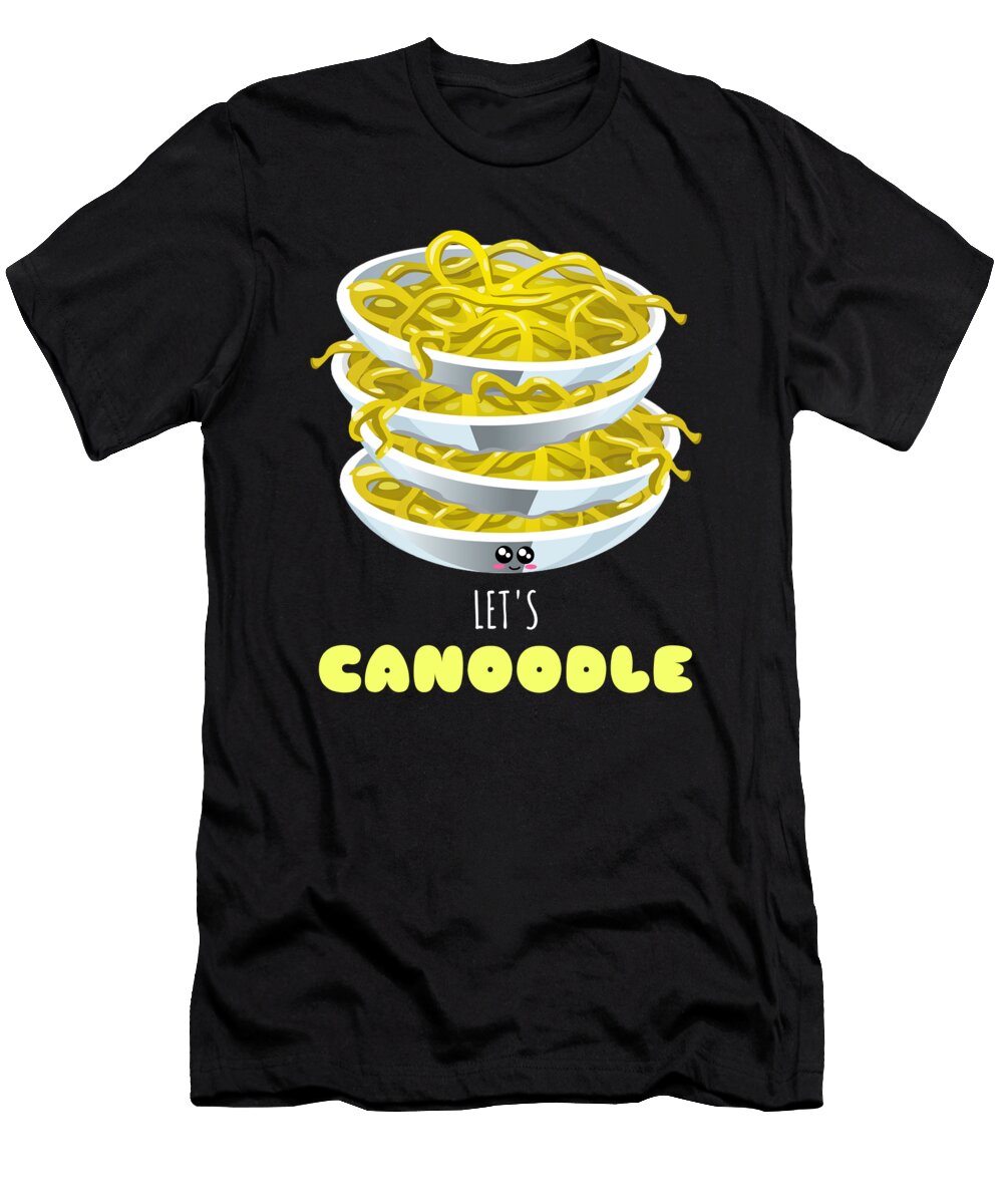 Lets Canoodle Cute Noodle Pun Dogboo T-Shirt