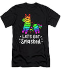 Lets Get Smashed Cinco De Mayo Rainbow Piata Haselshirt T-Shirt