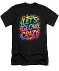 Lets Glow Crazy Retro Sunglasses Vibe Moon T-Shirt