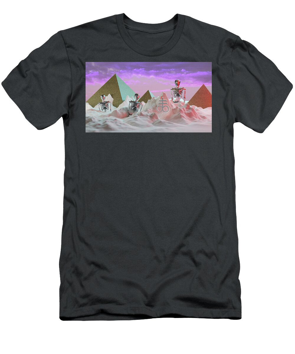 Leviathan Cross Pyramids Mark Holmberg T-Shirt