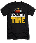 Librarian Design Teacher Its Story Time Bookworm Graphic Noirty Designs T-Shirt