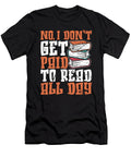 Librarian No I Dont Get Paid Bookworm Librarians Tshirtconcepts Marvin Poppe T-Shirt