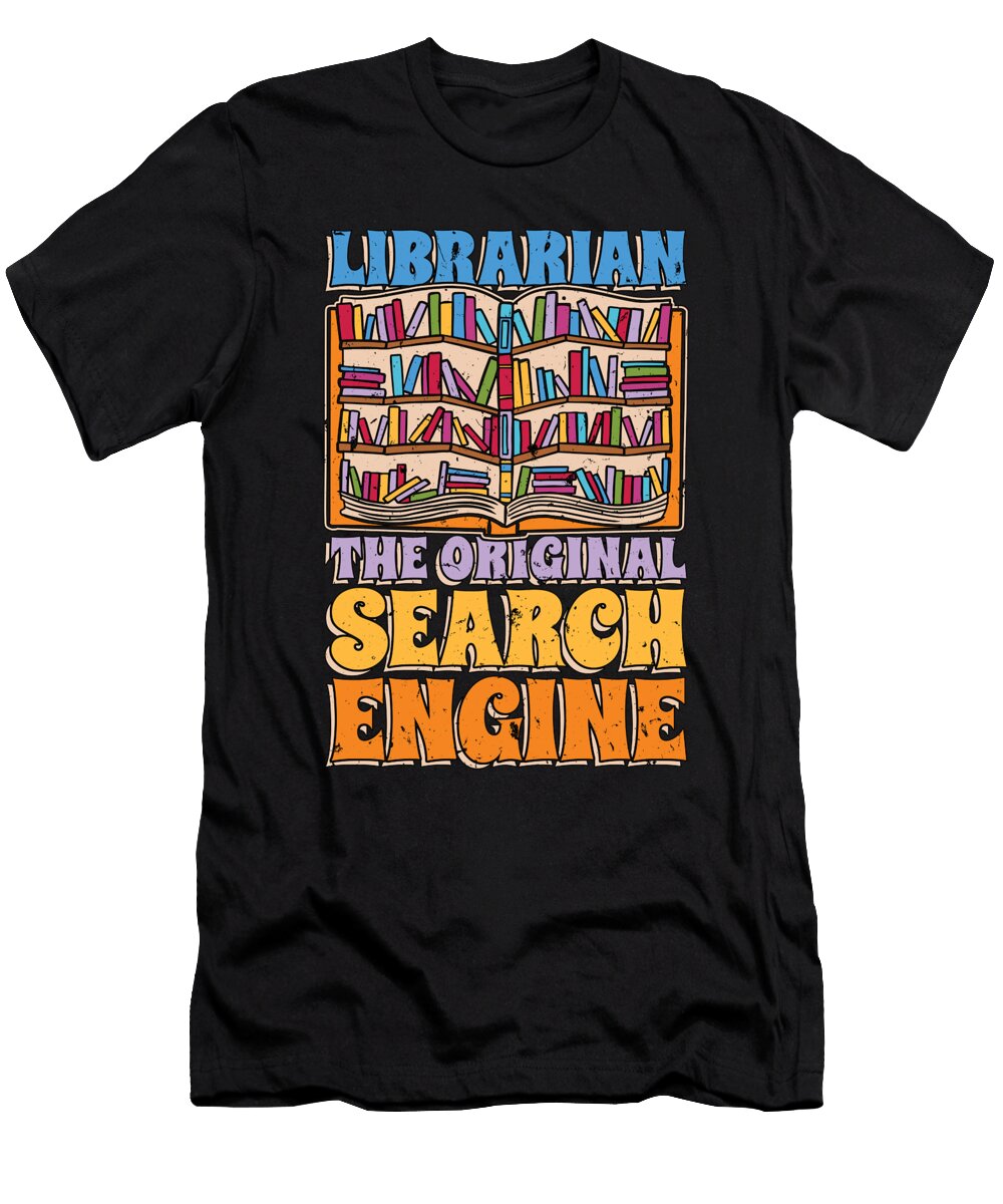 Librarian the Original Reading Teacher Librarians Tshirtconcepts Marvin Poppe T-Shirt