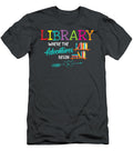 Library Bo Where Adventure Begins Librarian Reader Moray Bianca T-Shirt