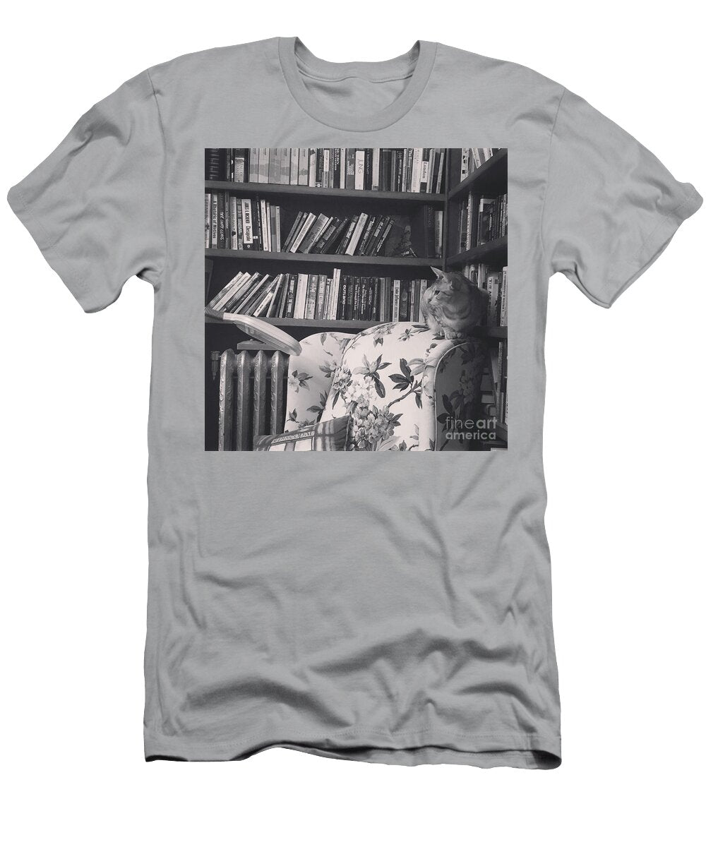 Library Cat Jenny Revitz Soper T-Shirt